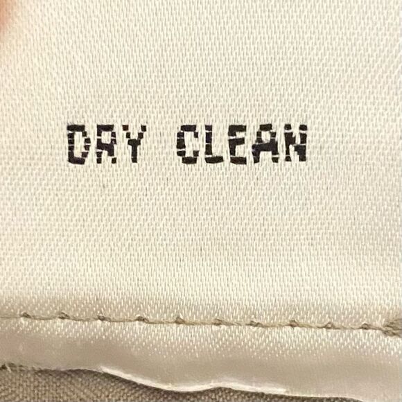 Talbots Tan Wool Blend Trousers Fully Lined Womens Size 6 Flat Front Dress Pants - Picture 7 of 7